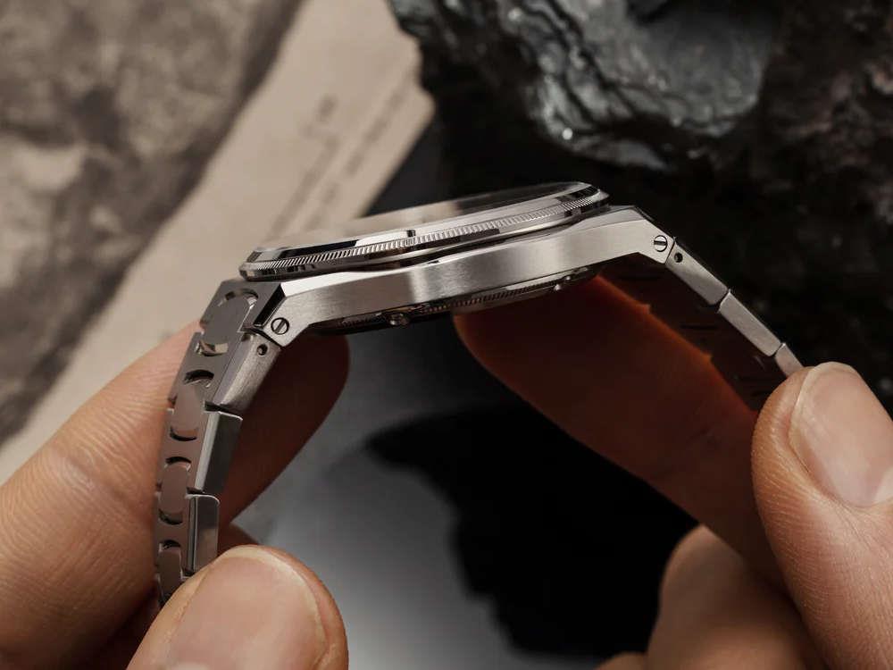 Montre Automatique Venezianico Arsenale Meteorite, 40 mm, Gris, 6221560C
