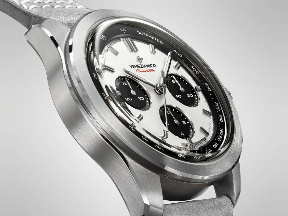 Montre Automatique Venezianico Bucintoro, 42 mm, Blanc, 8221510C