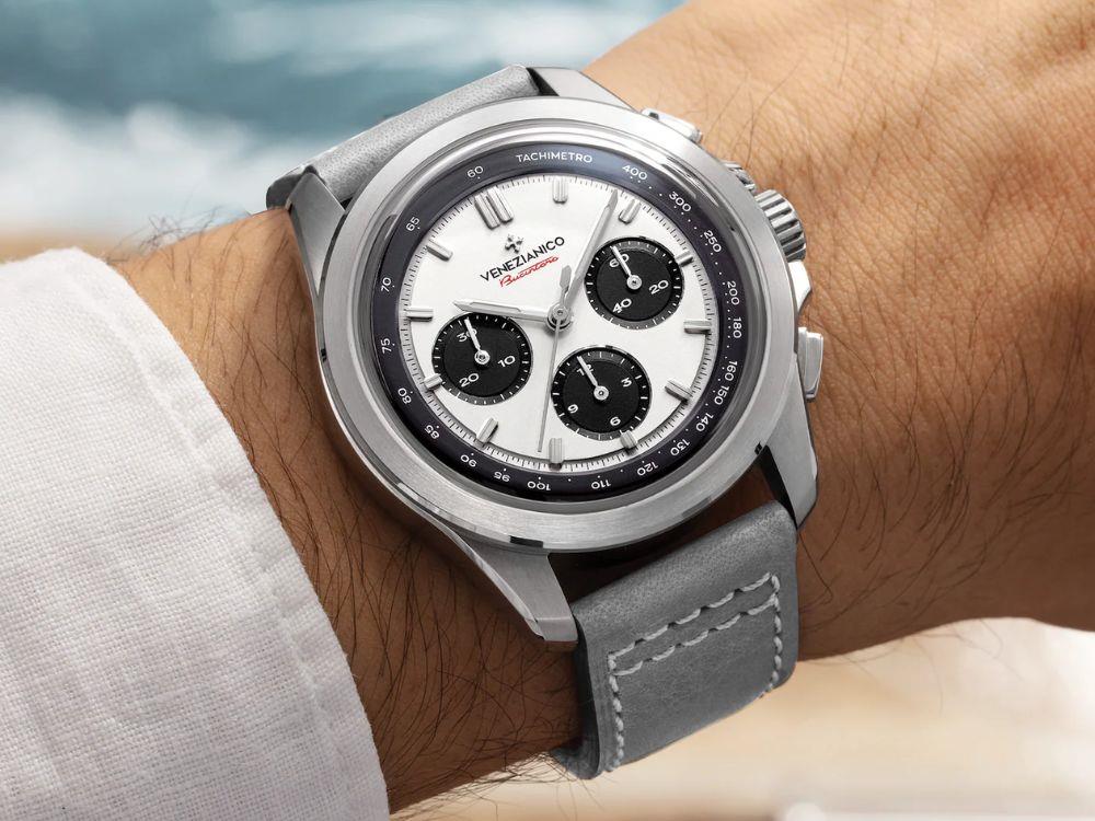Montre Automatique Venezianico Bucintoro, 42 mm, Blanc, 8221510C