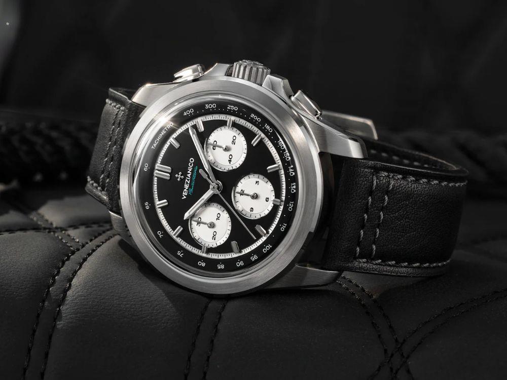 Montre Automatique Venezianico Bucintoro, 42 mm, Noir, 8221511