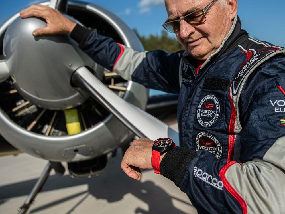 Montre à Quartz Vostok Europe Jurgis Kairys Unlimited Aerobatics, 6S21-326C794