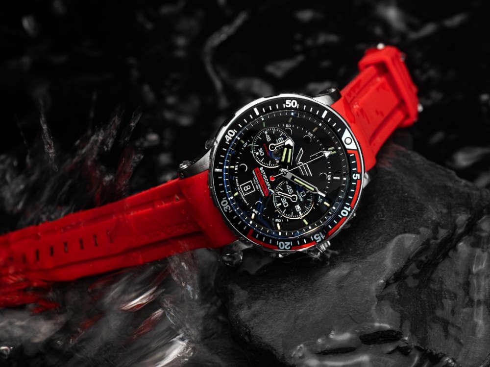 Montre à Quartz Vostok Europe Batiscafos, Noir, 49.7 mm, 6S21-511A771-L-BK