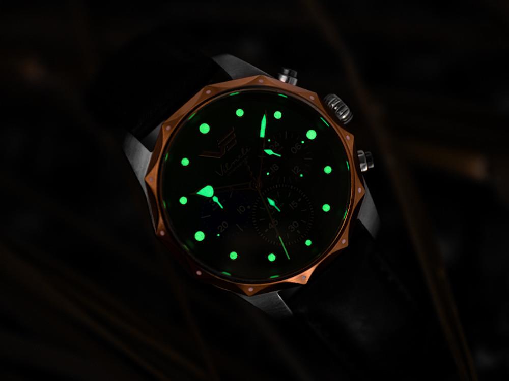 Montre à Quartz Vostok Europe Vilnelė, Vert, Edition Limitée, JS20-125E752-L-GR