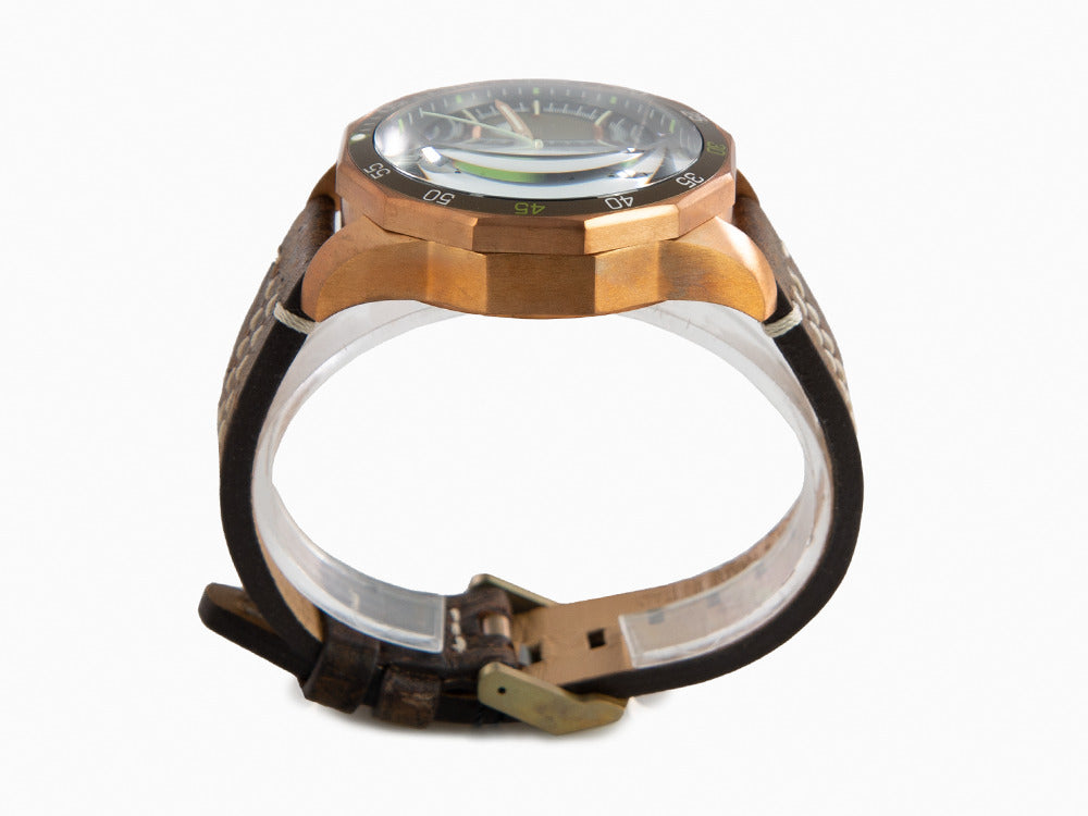 Montre Automatique Vostok Europe Rocket N-1, Bronze, Vert, 46 mm, NE57-225O565
