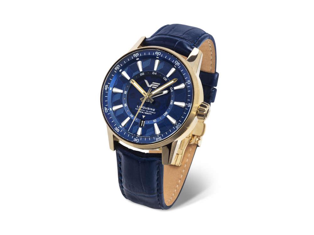 Montre Automatique Vostok Europe Limousine GMT, Edition Limitée, NH34-561B786