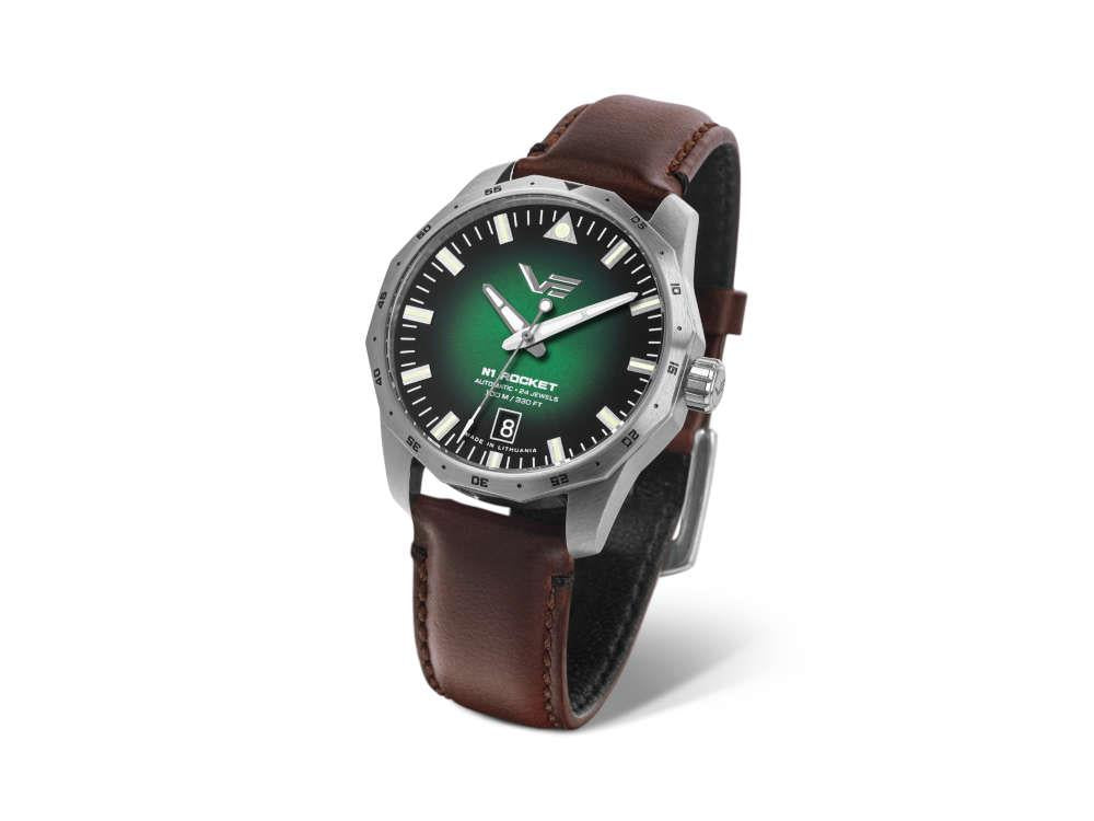 Montre Automatique Vostok Europe Rocket N1 Compact, Vert, 39 mm, NH35-125A749