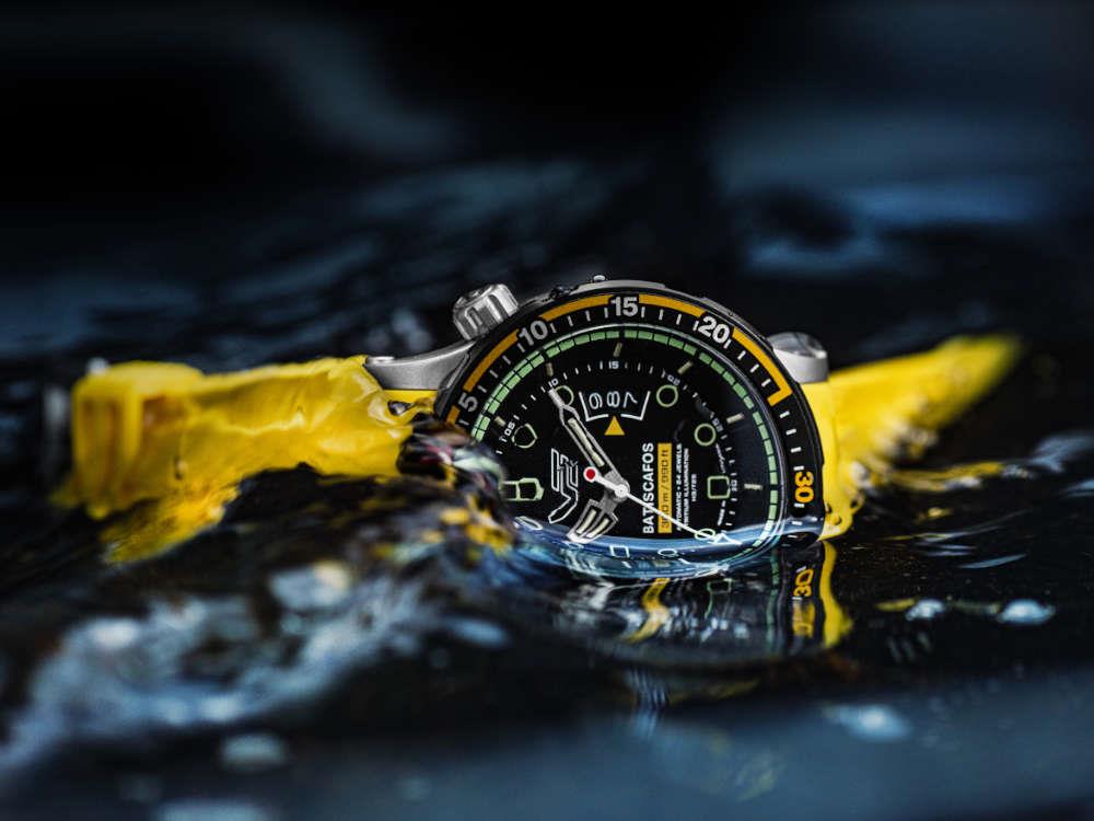 Montre Automatique Vostok Europe Batiscafos, Noir, 49.7 mm, NH35-511E767-L-BK