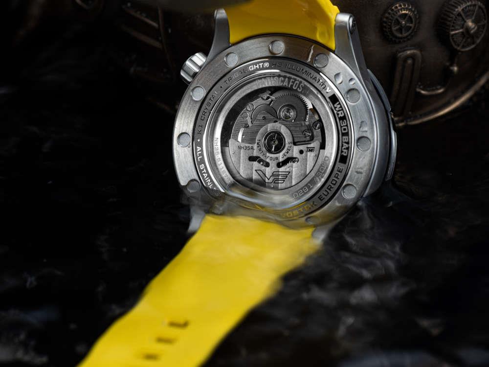 Montre Automatique Vostok Europe Batiscafos, Noir, 49.7 mm, NH35-511E767-L-BK