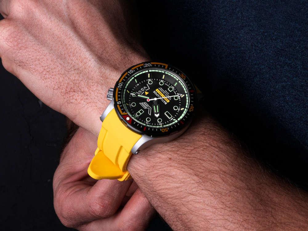 Montre Automatique Vostok Europe Batiscafos, Noir, 49.7 mm, NH35-511E767-L-BK