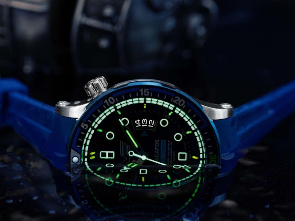 Montre Automatique Vostok Europe Batiscafos, Bleu, 49.7 mm, NH35-511E768-L-BL