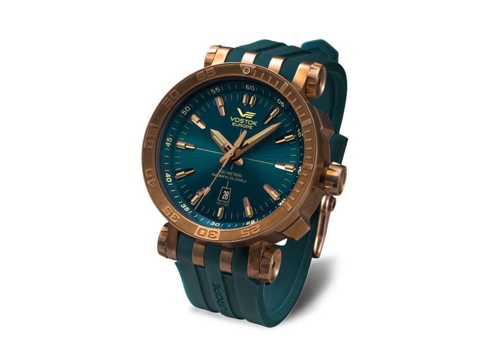 Montre Automatique Vostok Europe Energia Bronze, Turquoise, NH35A-575O286