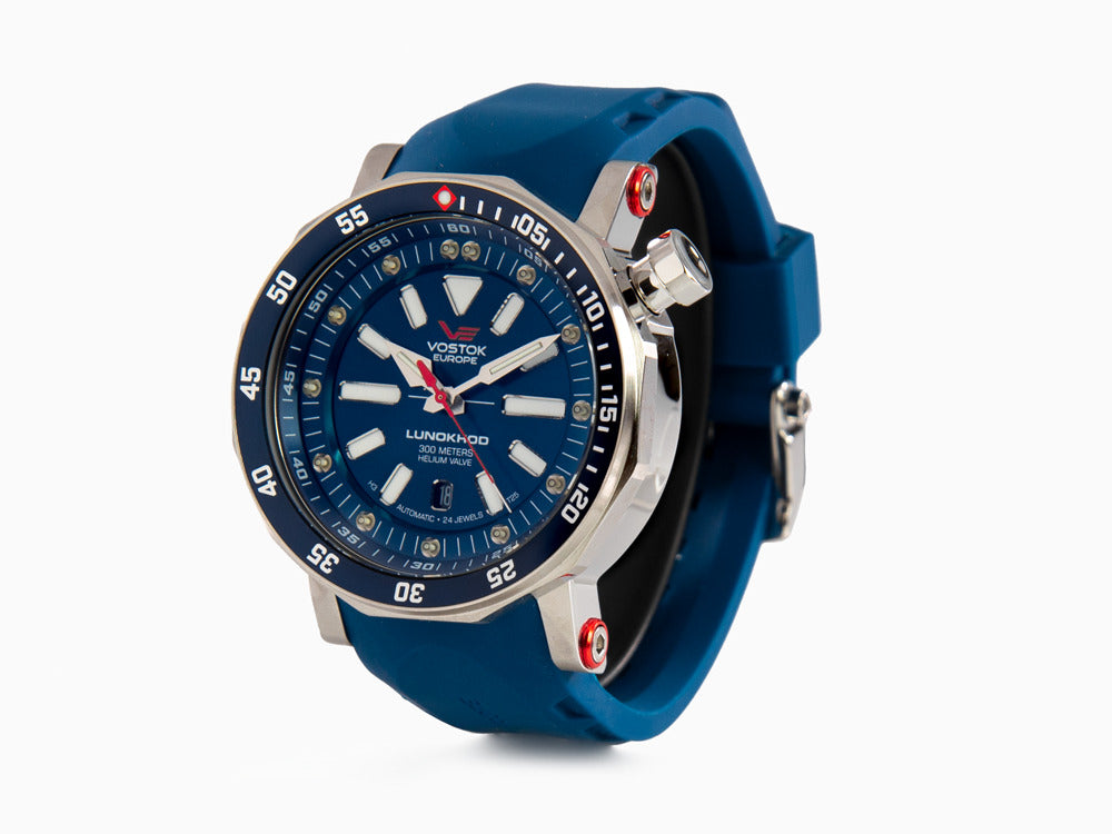 Montre Automatique Vostok Europe Lunokhod-2, Bleu, 49 mm, Tritium, NH35A-620A634