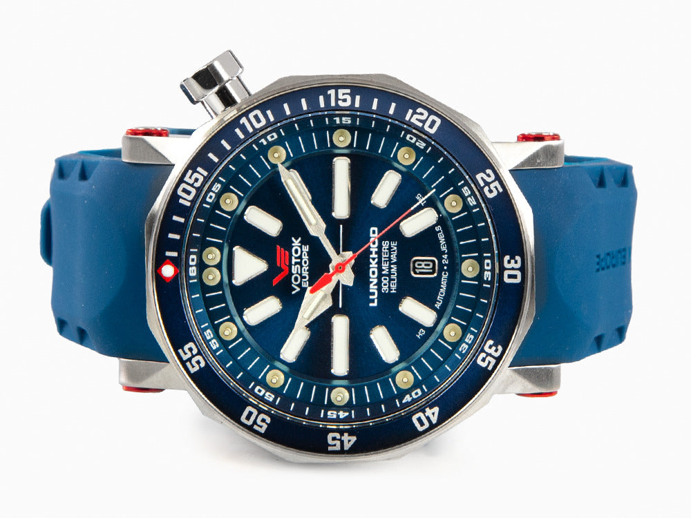 Montre Automatique Vostok Europe Lunokhod-2, Bleu, 49 mm, Tritium, NH35A-620A634