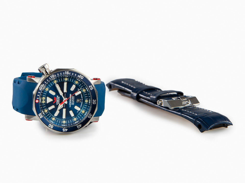 Montre Automatique Vostok Europe Lunokhod-2, Bleu, 49 mm, Tritium, NH35A-620A634