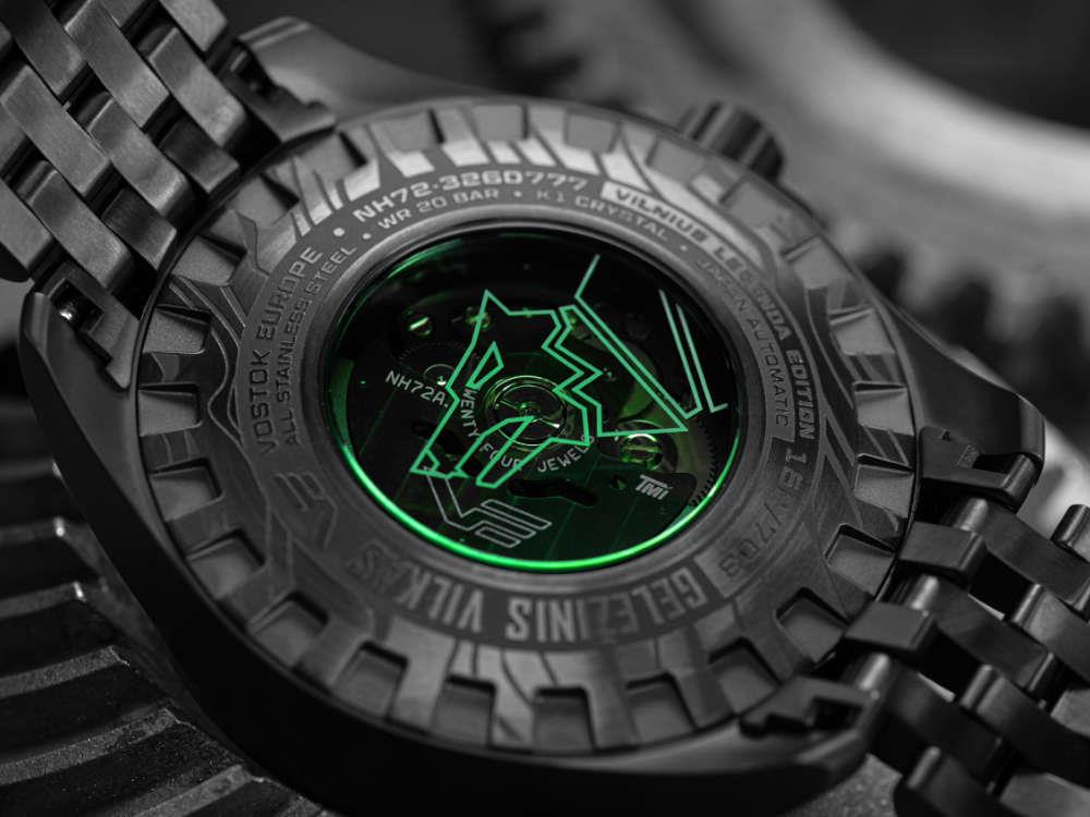Montre Automatique Vostok Europe Iron Wolf, Edition Limitée, NH72-326D777