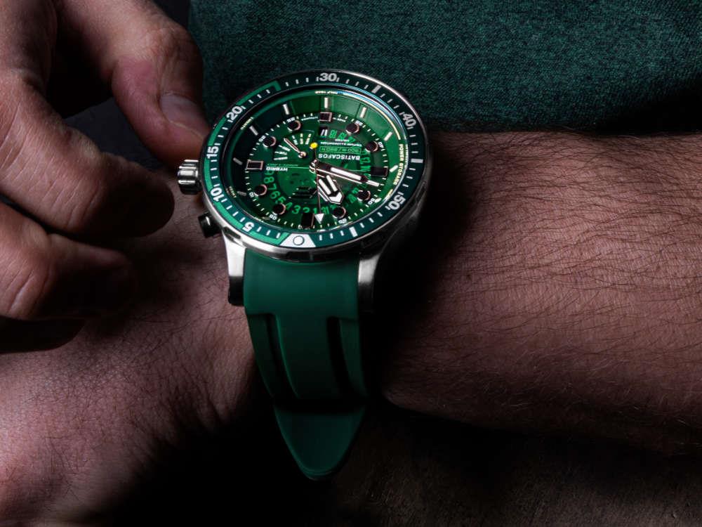 Montre à Quartz Vostok Europe Batiscafos, Vert, 49.7 mm, PX84-511A770-L-BR
