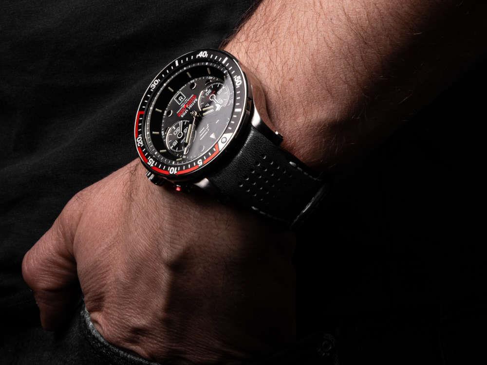 Montre à Quartz Vostok Europe Batiscafos, Noir, 49.7 mm, PX84-511E769-L-BK