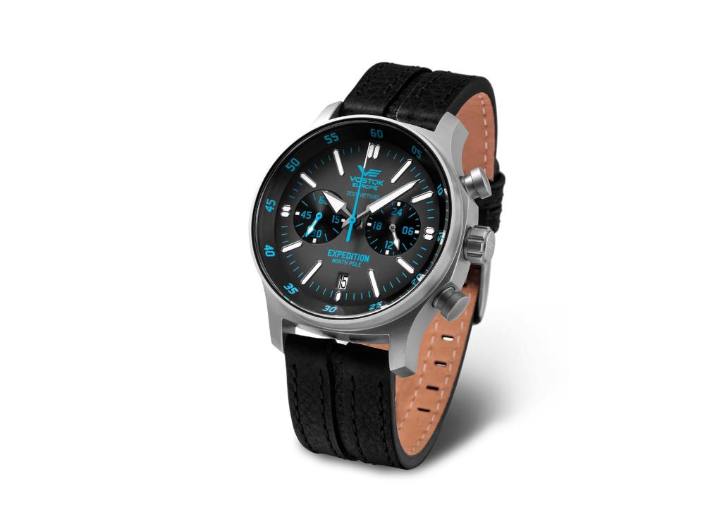 Montre à Quartz Vostok Europe Expedition North Pole, 43 mm, Chrono, VK64-592A561