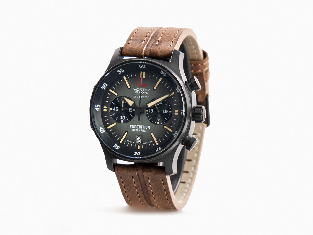 Montre à Quartz Vostok Europe Expedition North Pole, 43 mm, Chrono, VK64-592C558
