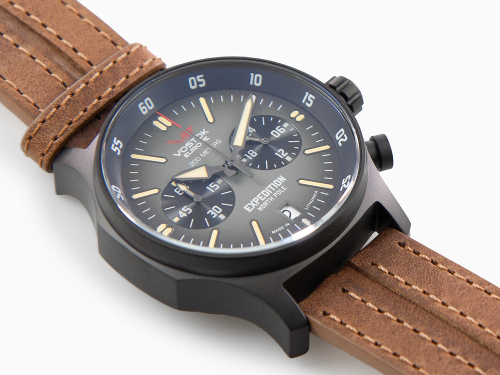 Montre à Quartz Vostok Europe Expedition North Pole, 43 mm, Chrono, VK64-592C558