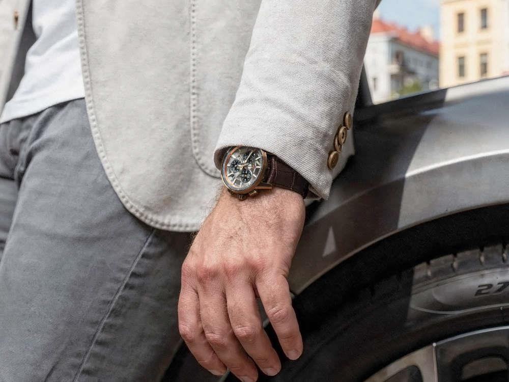 Montre à Quartz Vostok Europe Limousine Grand Chronograph LE, VK68-561B785