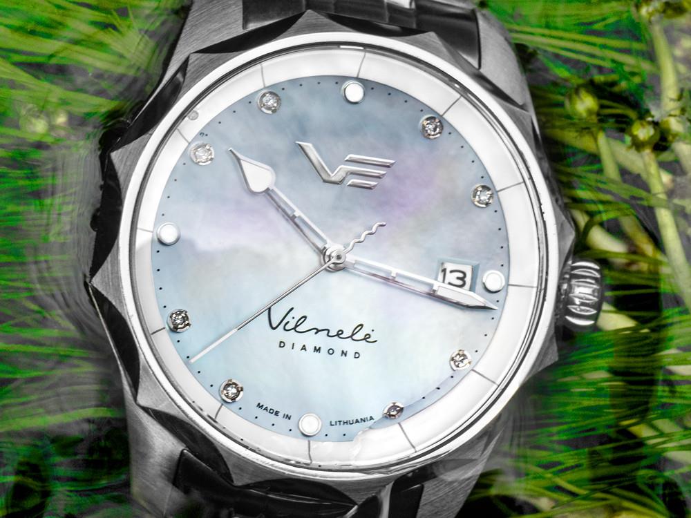 Montre à Quartz Vostok Europe Vilnelė Diamond, 39 mm, VS42-125A755-L-BL