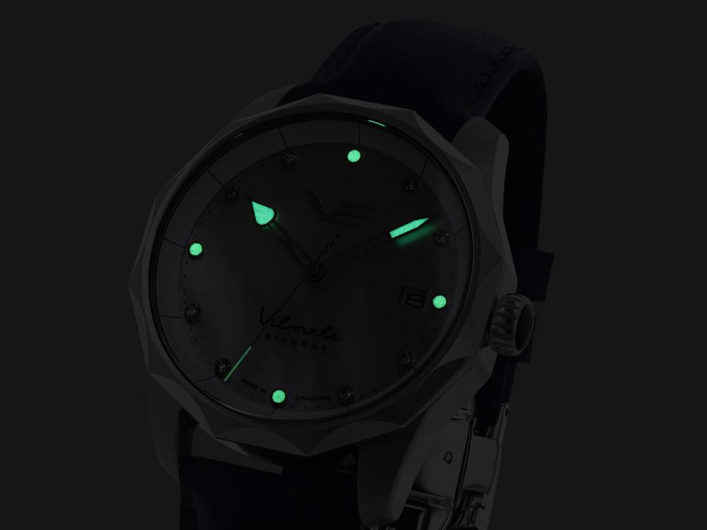 Montre à Quartz Vostok Europe Vilnelė Diamond, 39 mm, VS42-125A755-L-BL