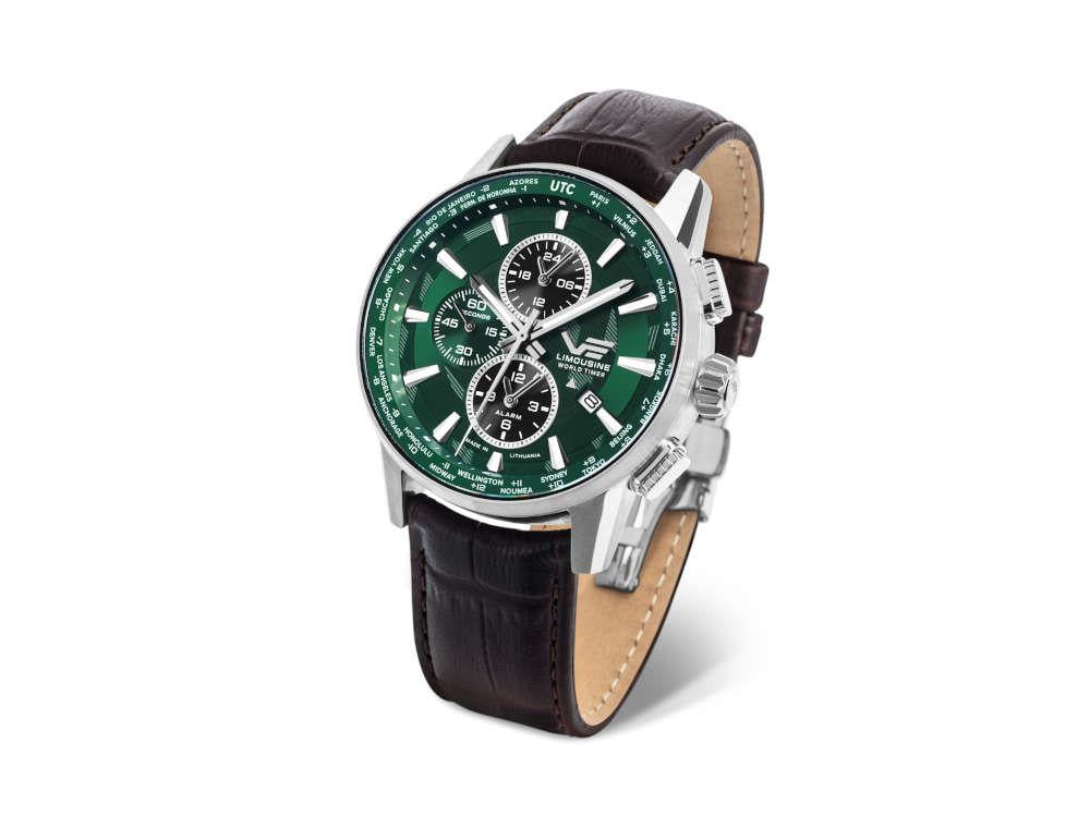 Montre à Quartz Vostok Europe Limousine World Timer Edition Limitée YM26-561A790