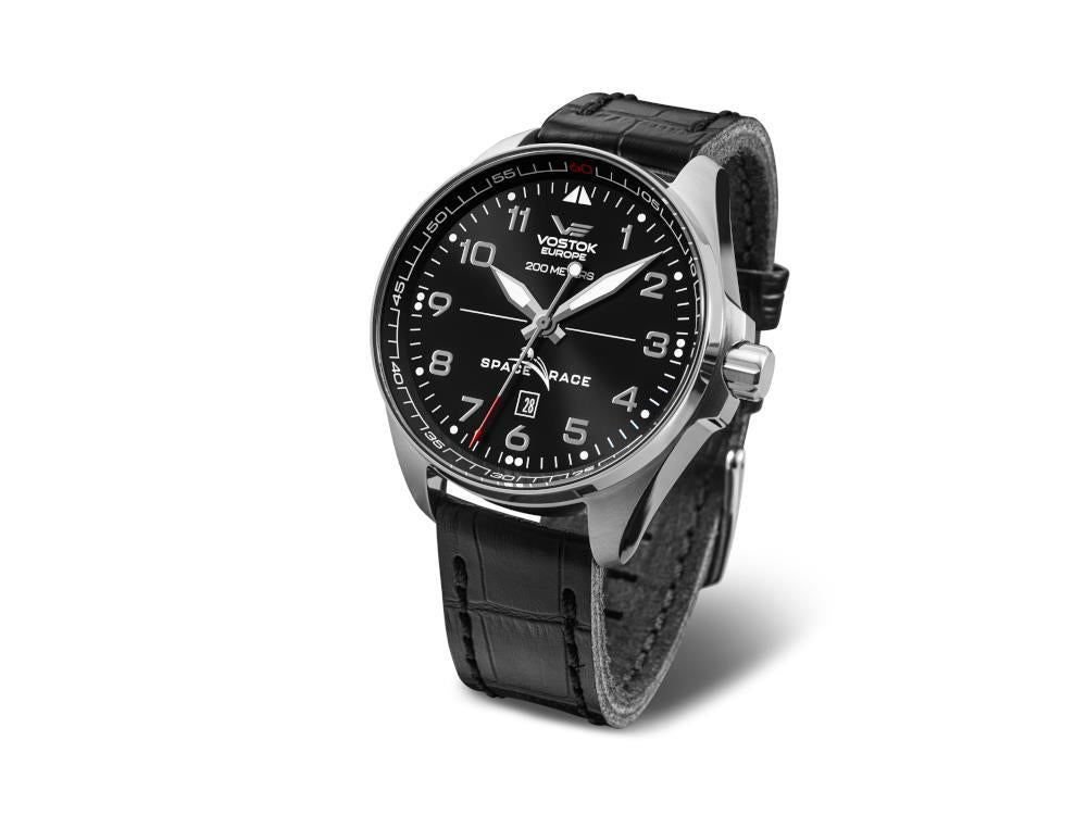 Montre Automatique Vostok Europe Space Race, Noir, 47 mm, YN55-325A662-L-BK