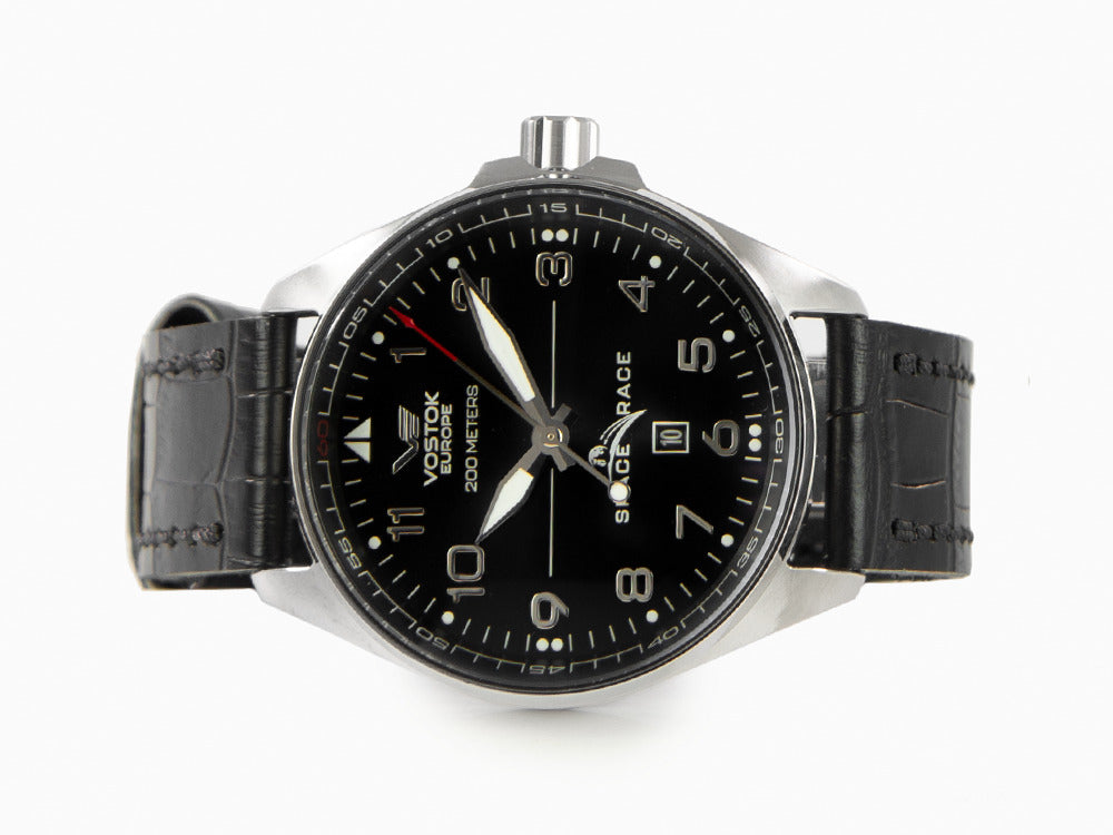Montre Automatique Vostok Europe Space Race, Noir, 47 mm, YN55-325A662-L-BK