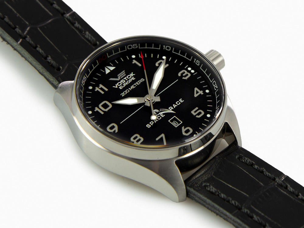Montre Automatique Vostok Europe Space Race, Noir, 47 mm, YN55-325A662-L-BK