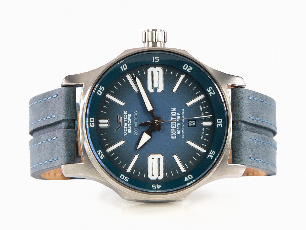 Montre Automatique Vostok Europe Expedition North Pole, Bleu, 43mm, YN55-592A557