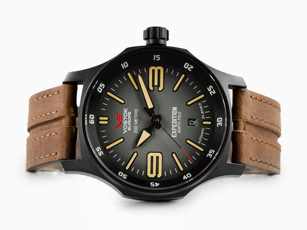 Montre Automatique Vostok Europe Expedition North Pole, PVD, Noir, YN55-592C554