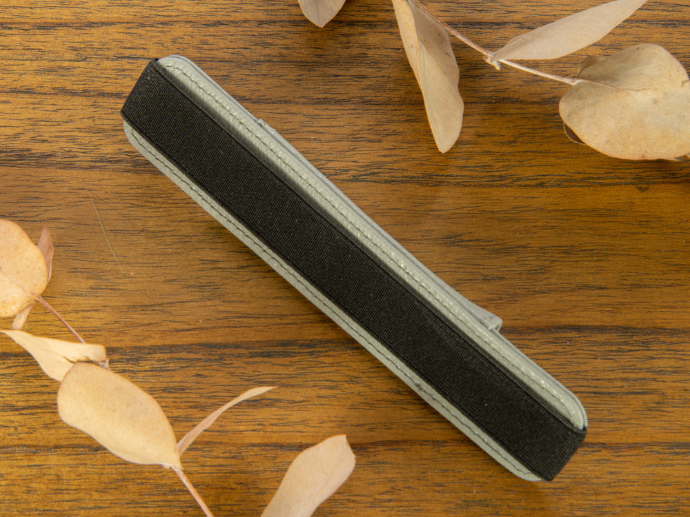 Étui Stylo Visconti 1 pièce, Cuir, Rigide, Gris, KL05-03