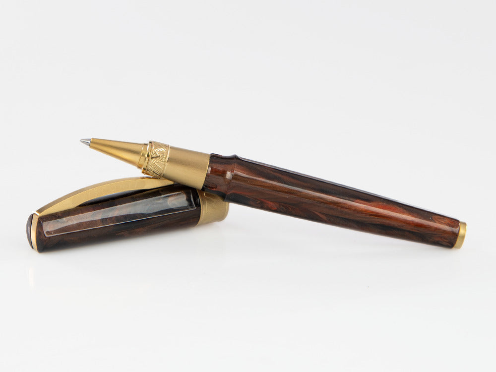 Roller Visconti Mirage Mythos Apollo, Plaqué or, Marron KP07-08-RB