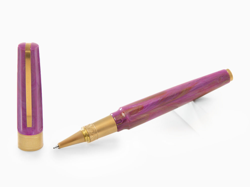 Roller Visconti Mirage Mythos Afrodite, Plaqué or, Violet KP07-14-RB