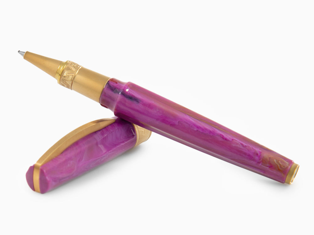 Roller Visconti Mirage Mythos Afrodite, Plaqué or, Violet KP07-14-RB