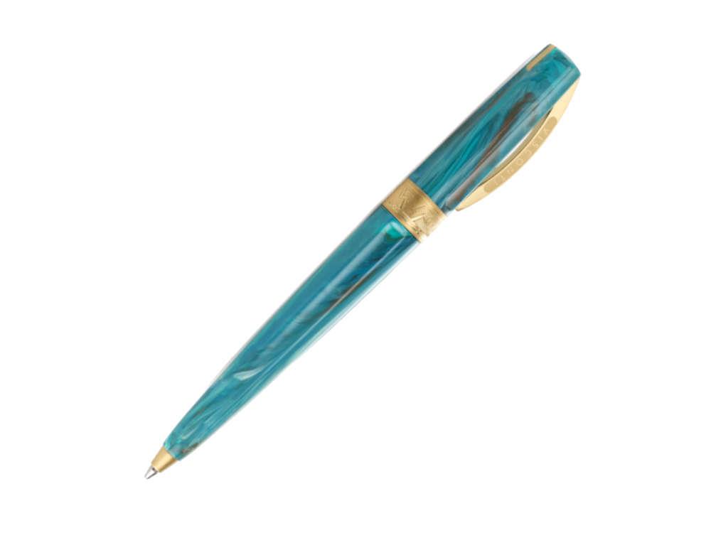Stylo bille Visconti Mirage Mythos Athena, Résine, Bleu, KP07-15-BP