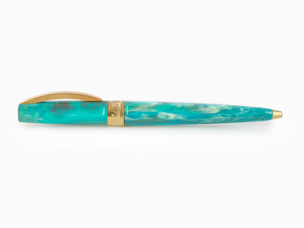 Stylo bille Visconti Mirage Mythos Athena, Résine, Bleu, KP07-15-BP