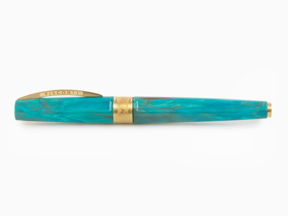 Roller Visconti Mirage Mythos Athena, Résine Acrilique, Plaqué or, KP07-15-RB