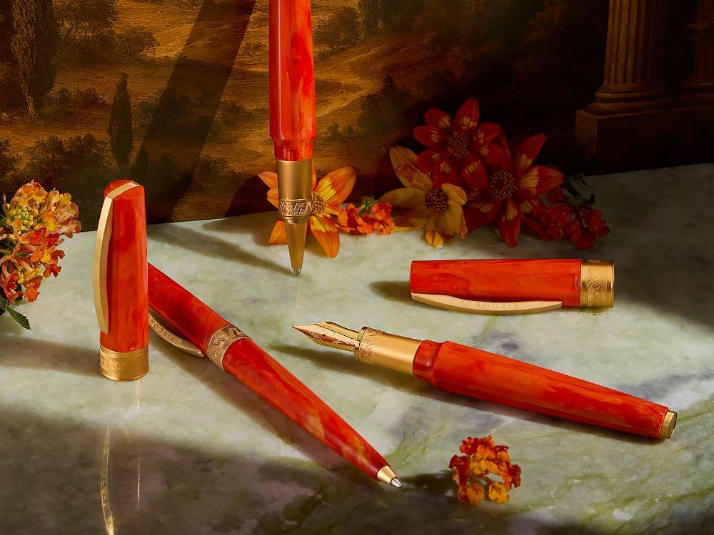 Roller Visconti Mirage Mythos Demeter, Résine, Orange KP07-20-RB