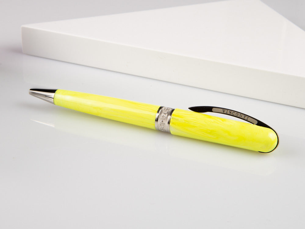 Stylo bille Visconti Breeze Lemon, Résine, Jaune, KP08-01-BP