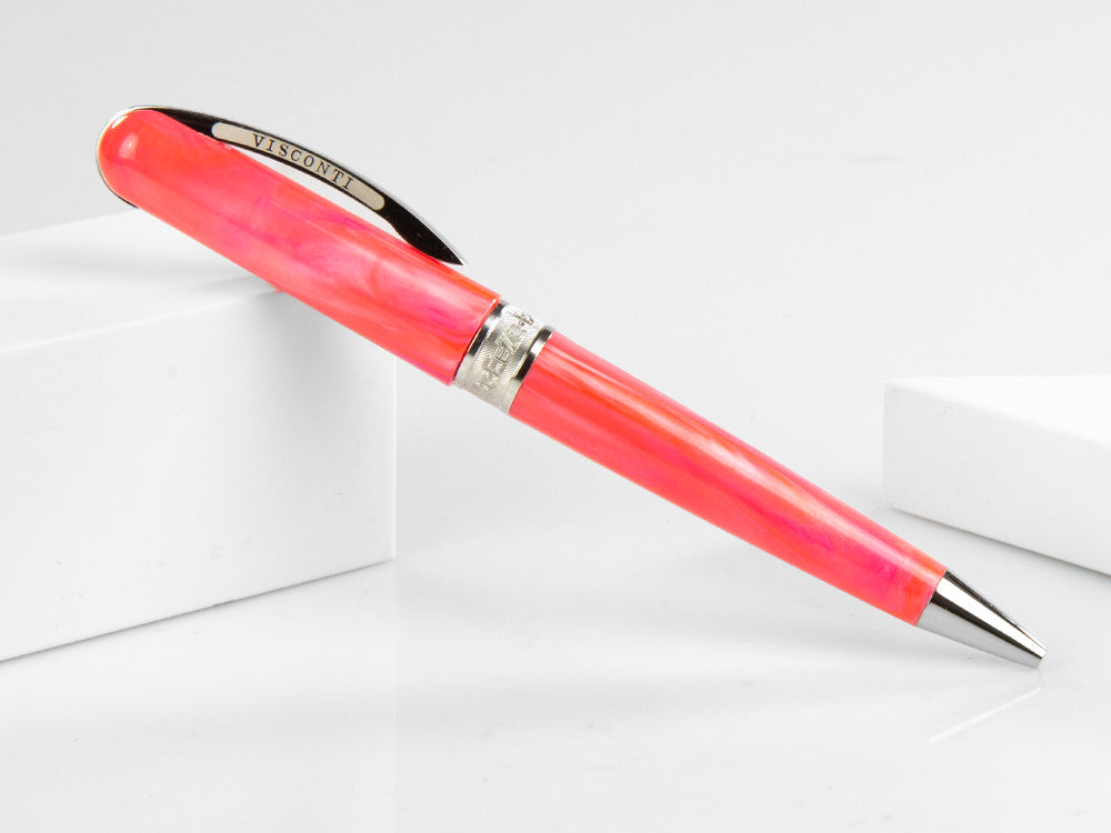Stylo bille Visconti Breeze Cherry, Résine, Rose, KP08-04-BP