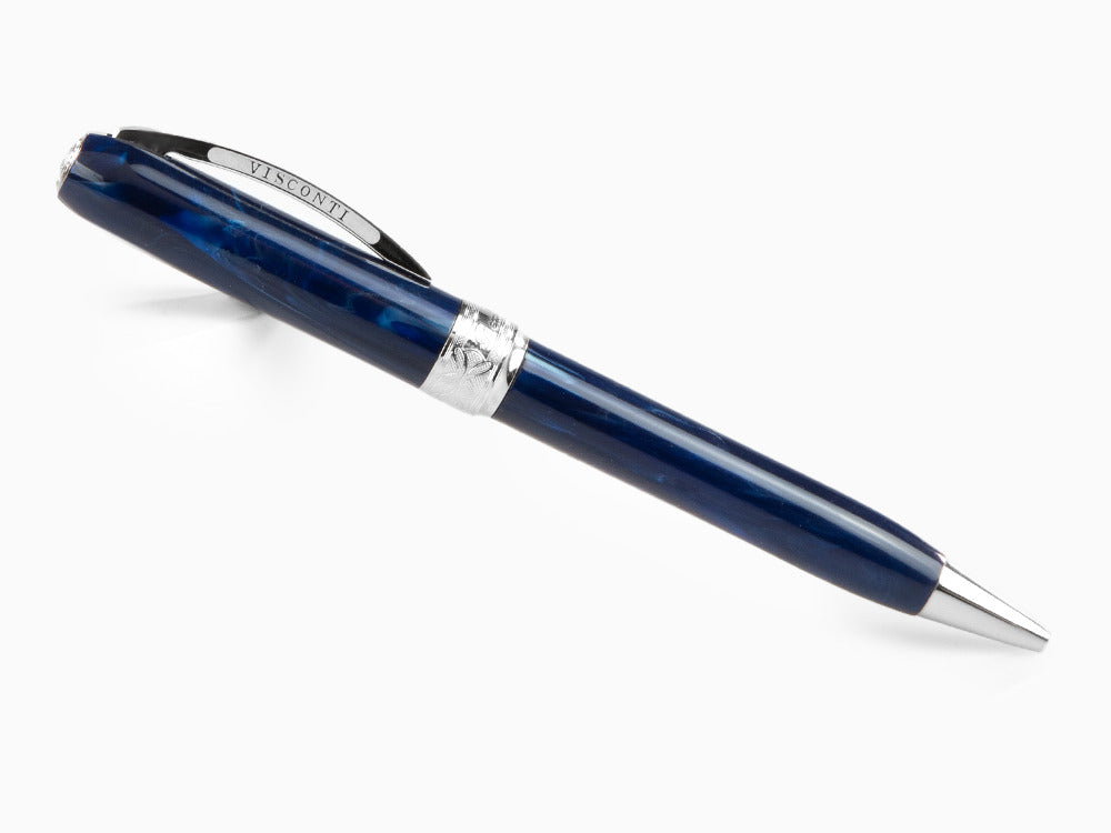 Stylo bille Visconti Rembrandt, Résine Acrilique, Bleu, KP10-02-BP