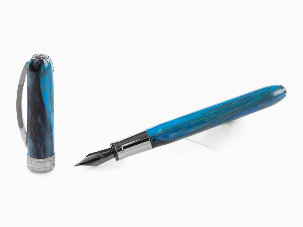 Stylo Plume Visconti Rembrandt-S Blue, Résine, Bleu, KP10-26-FP