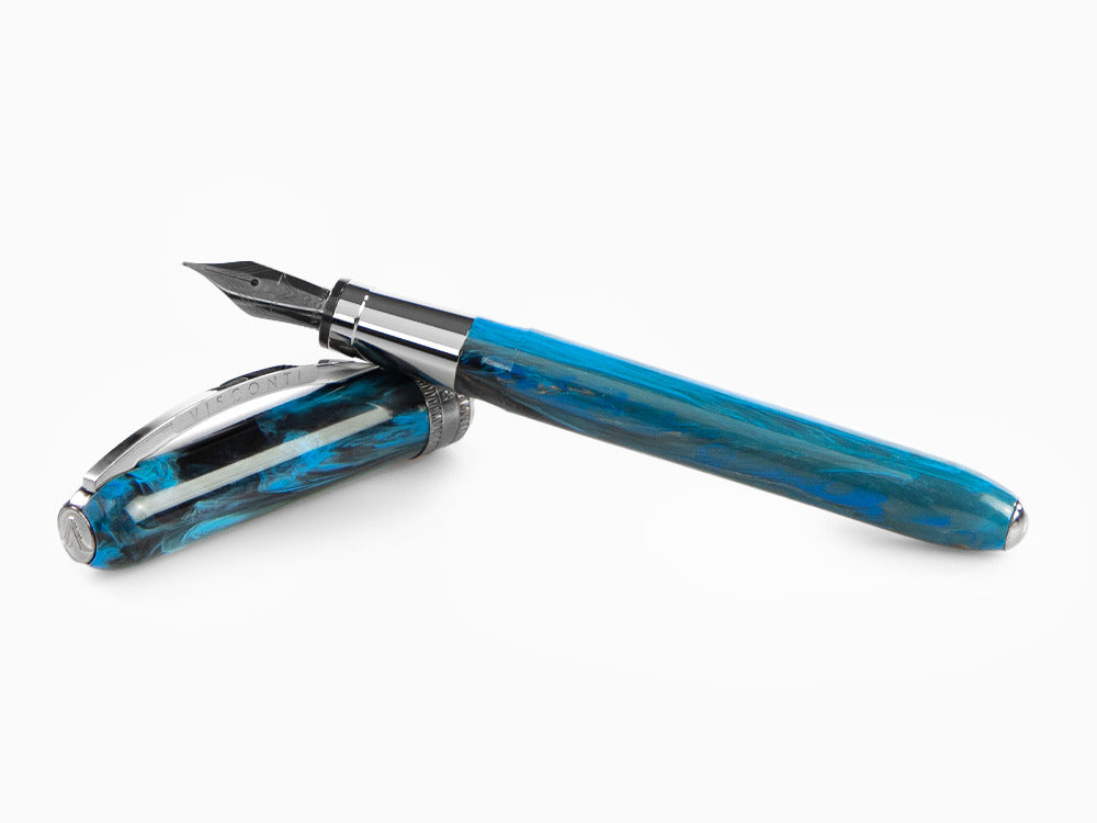 Stylo Plume Visconti Rembrandt-S Blue, Résine, Bleu, KP10-26-FP