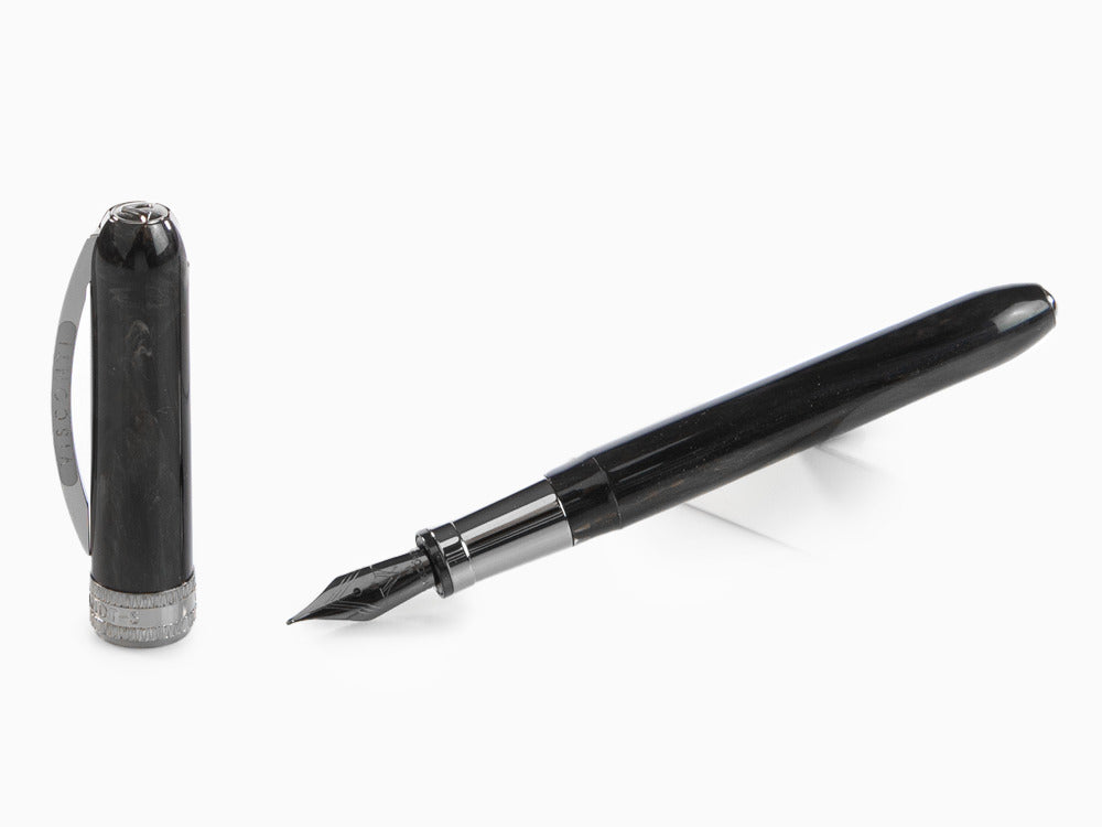 Stylo Plume Visconti Rembrandt-S Black, Résine Acrilique, KP10-27-FP