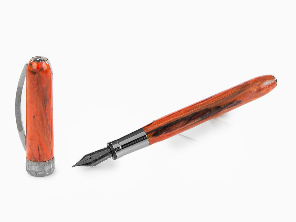 Stylo Plume Visconti Rembrandt-S Orange, Résine Acrilique, KP10-28-FP