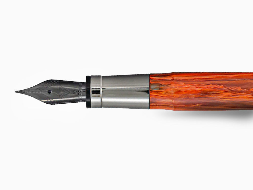 Stylo Plume Visconti Rembrandt-S Orange, Résine Acrilique, KP10-28-FP