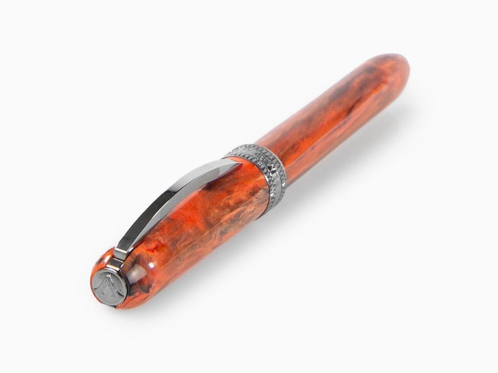 Stylo Plume Visconti Rembrandt-S Orange, Résine Acrilique, KP10-28-FP